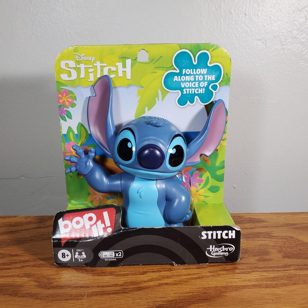 Stitch Bop It Disney Lilo & Stitch Character Electronic Game Hasbro New